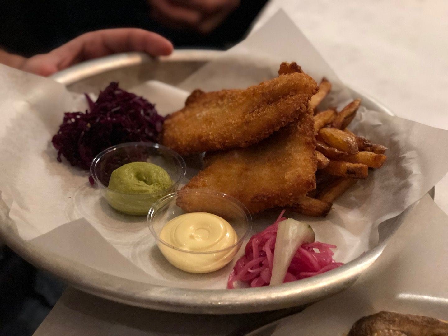 Fish & Chips  – Bild från Restaurang Marco's av Annelie V. (2019-11-14)