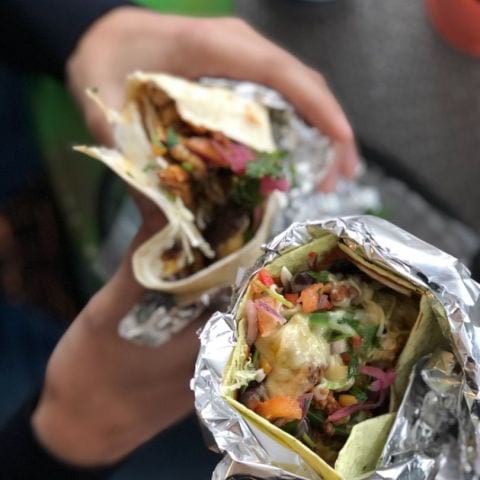 Fajitas till lunch – Bild från Rolling Street Food / Taco2Go av Agnes L. (2019-01-23)