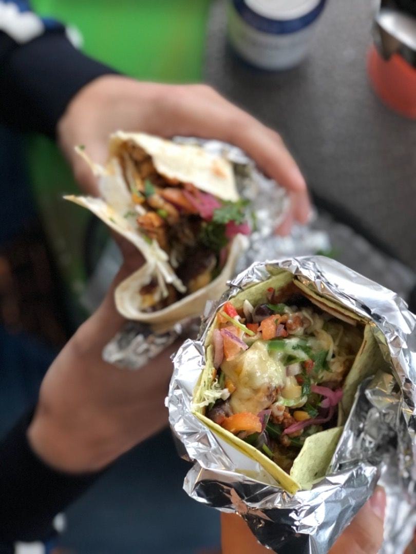 Fajitas till lunch – Bild från Rolling Street Food / Taco2Go av Agnes L. (2019-01-23)