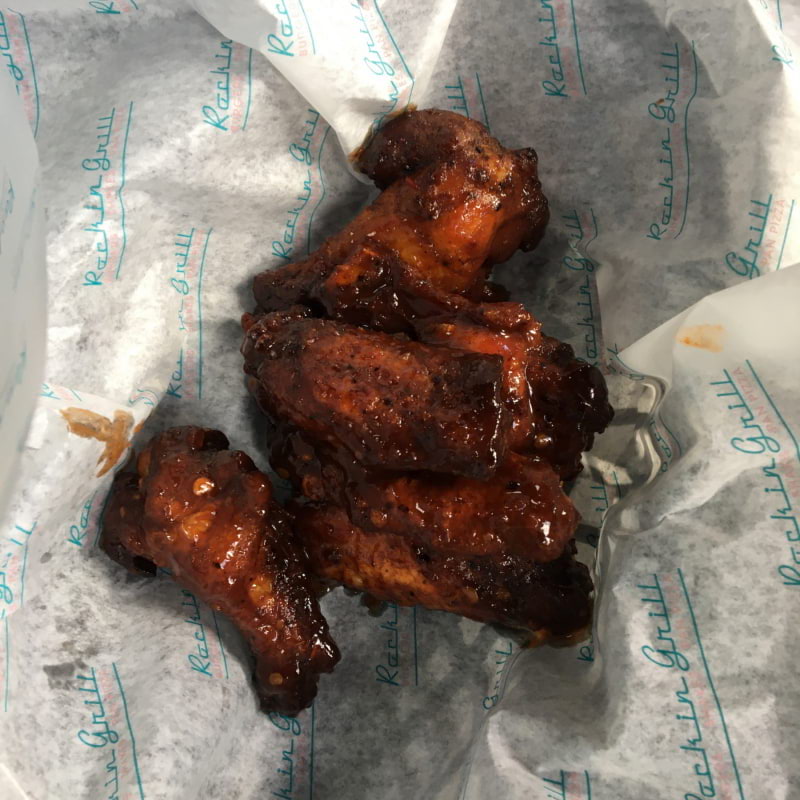 Hot wings  – Photo from Rockin Grill by Anna T.