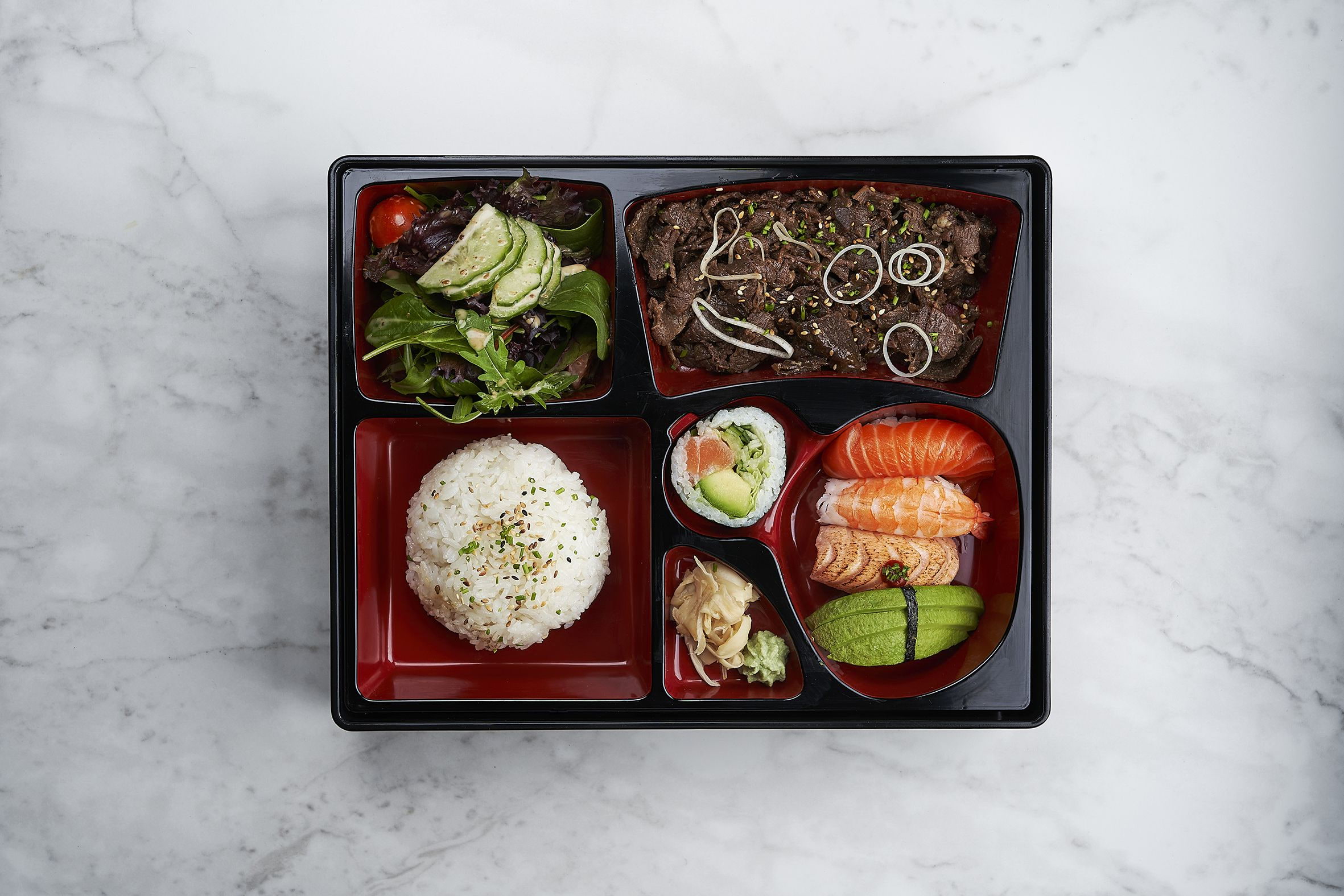 Yakitori och valfri sushi – Bild från Saya Sushi Hötorget av Saya S. (2020-03-04)