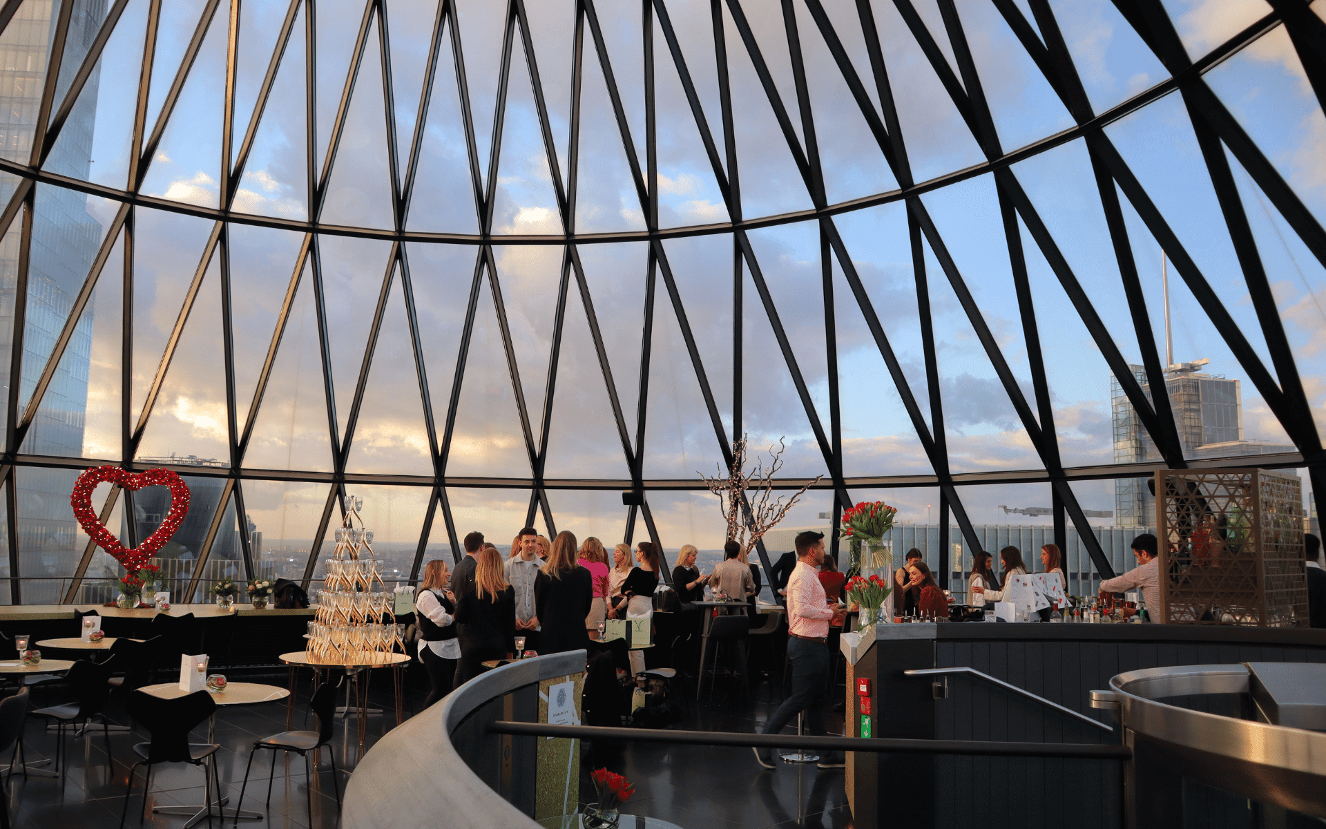 Searcys at The Gherkin – British restaurant – The City/City of London ...