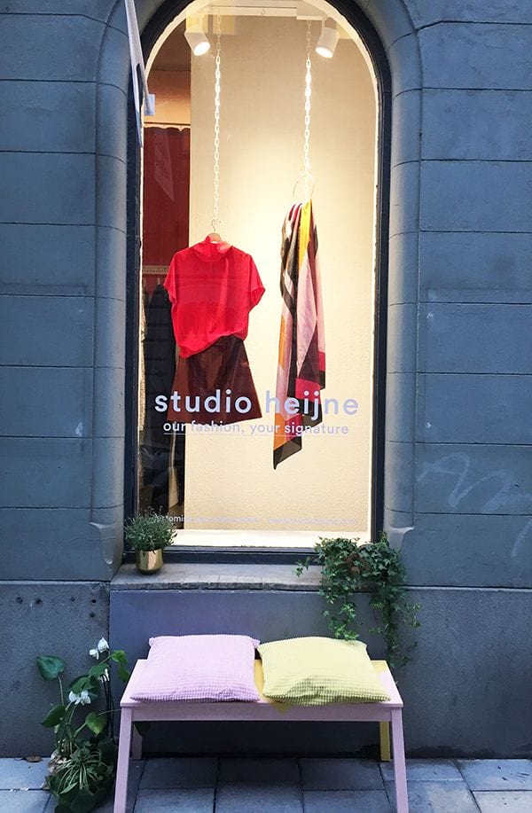 Studio Heijne Conceptstore window – Photo from Studio Heijne by Wendy H. (17/07/2019)