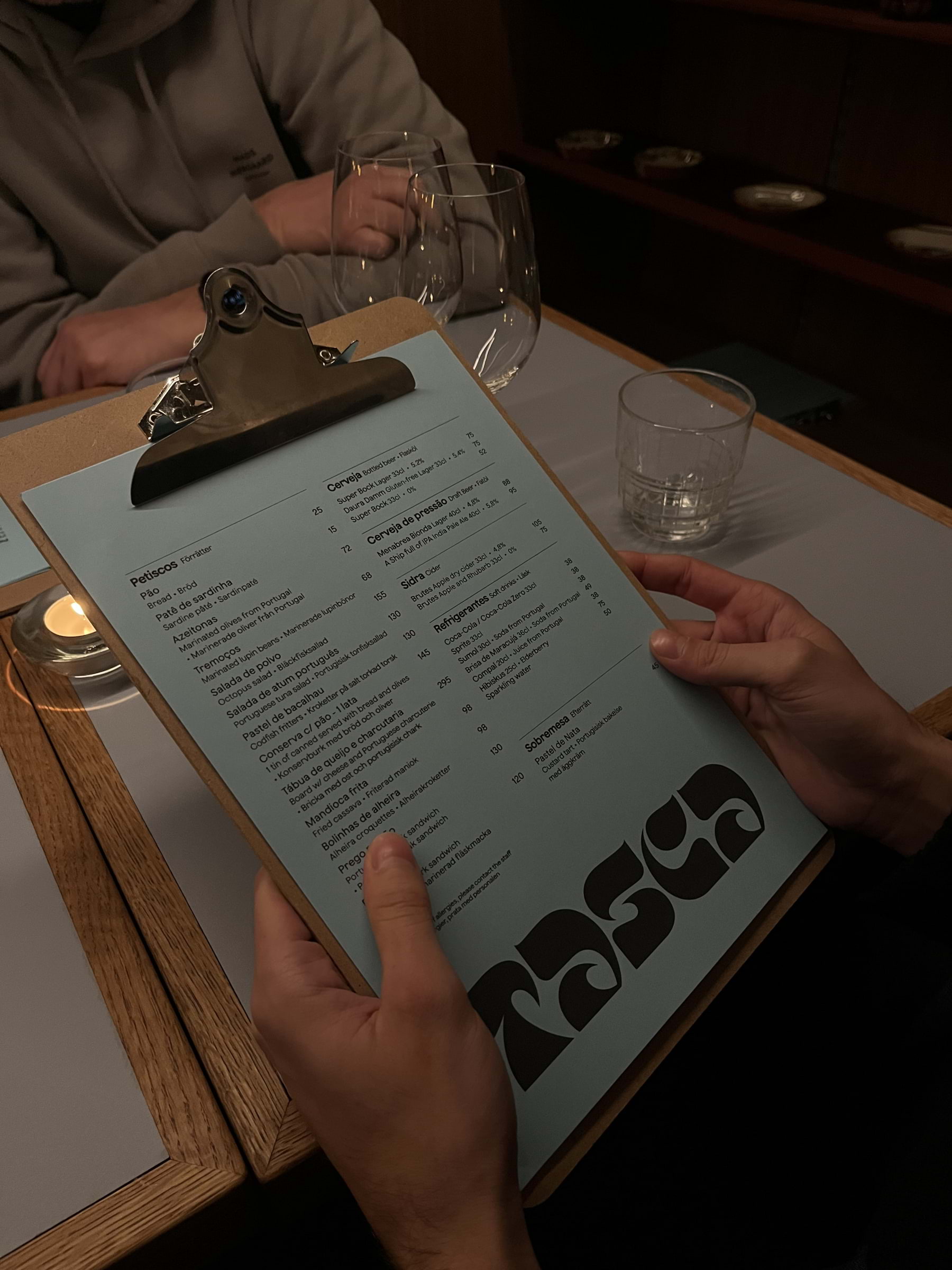 Menu of Tasca – Bild från Acaza av Edvinas J. (2025-12-07)