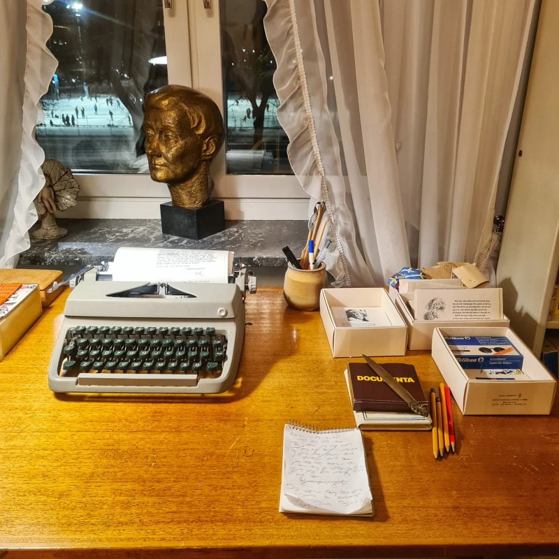 Arbetsplats – Bild från Astrid Lindgrens hem av Cecilia S. (2024-01-15)