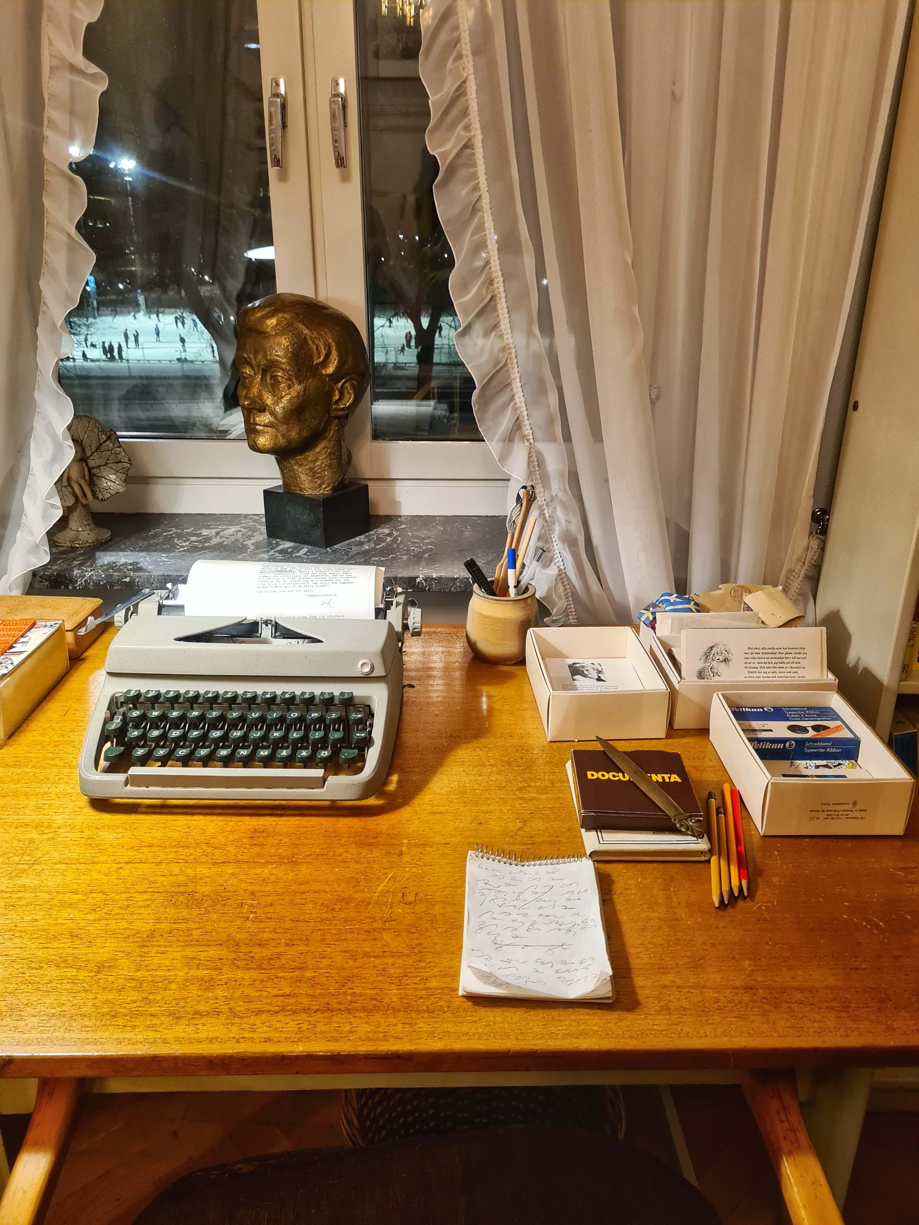Arbetsplats – Bild från Astrid Lindgrens hem av Cecilia S. (2024-01-15)