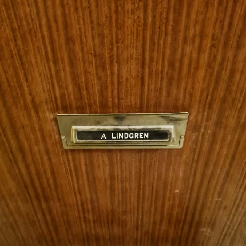 Ytterdörren  – Bild från Astrid Lindgrens hem av Cecilia S. (2024-01-15)
