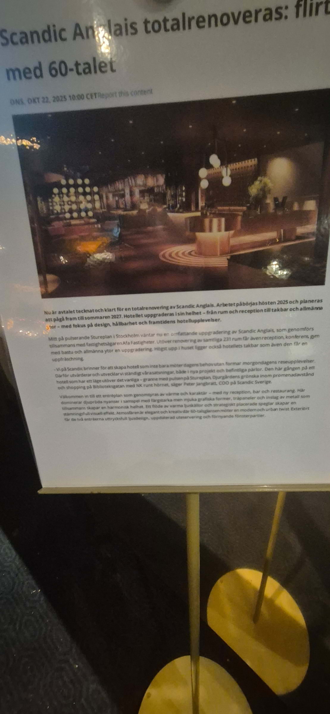 Renovering av Anglais – Bild från Bar Anglais & Restaurant av Clemens N. (2025-10-30)