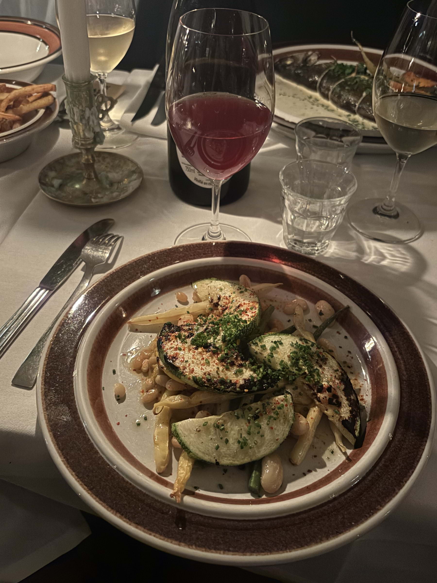 Huvudrätt med zucchini och bönor – Photo from Bambi by Lisa M. (31/08/2025)