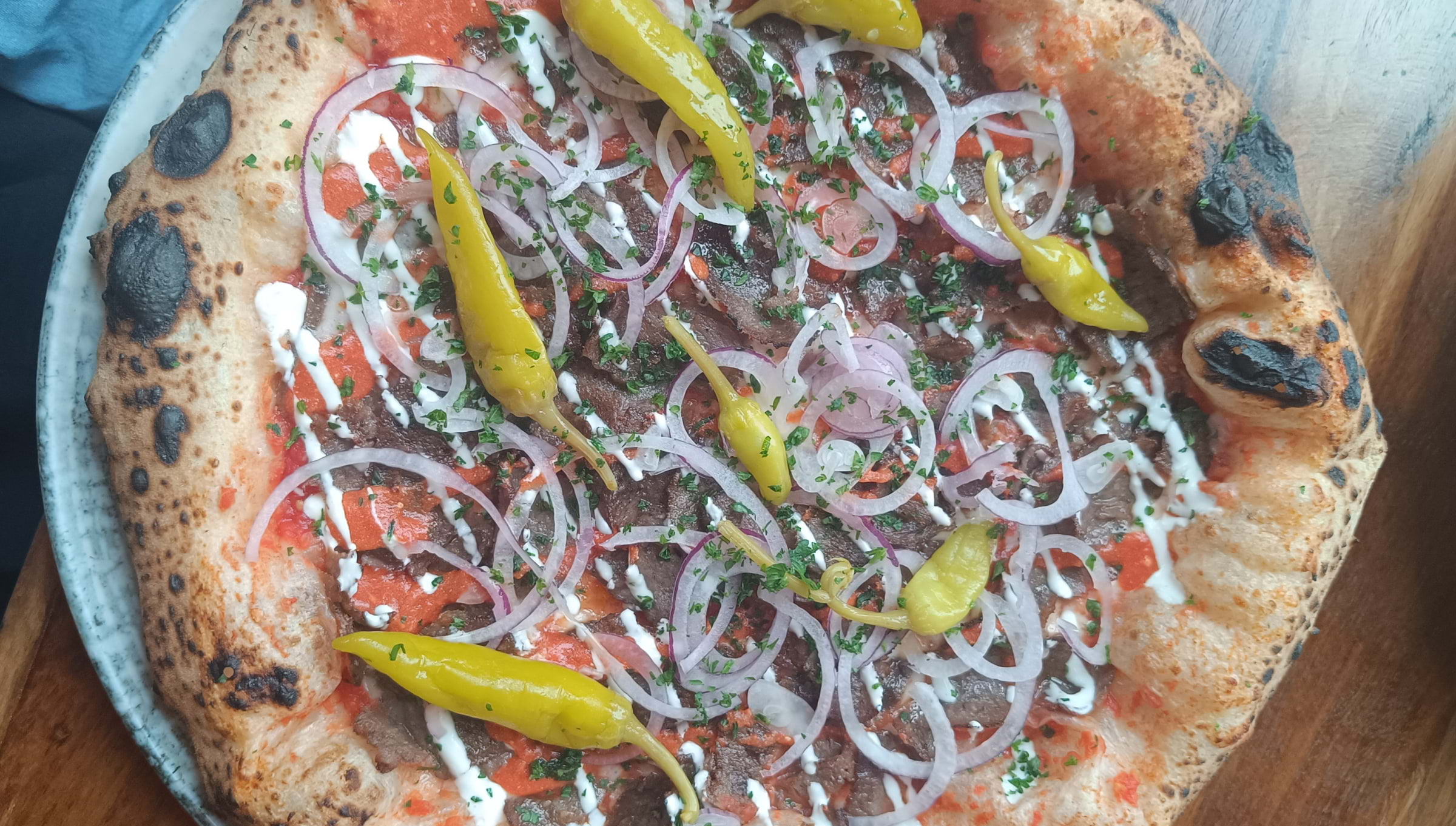 Kebabpizza – Photo from Bara Vedugnspizza by Katarina D. (01/07/2025)