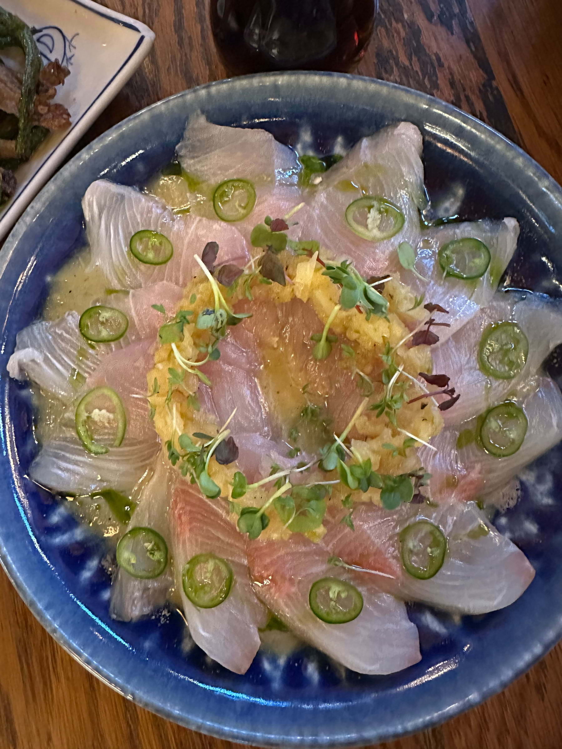 New style sashimi – Photo from Berns Asiatiska by Camilla B. (09/12/2024)