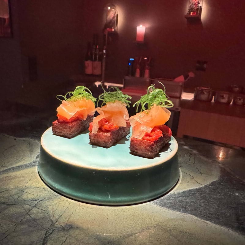 Rusti with Sobrasada and pickled melon – Photo from Black Milk Gastro Bar by Anna G. (22/12/2024)