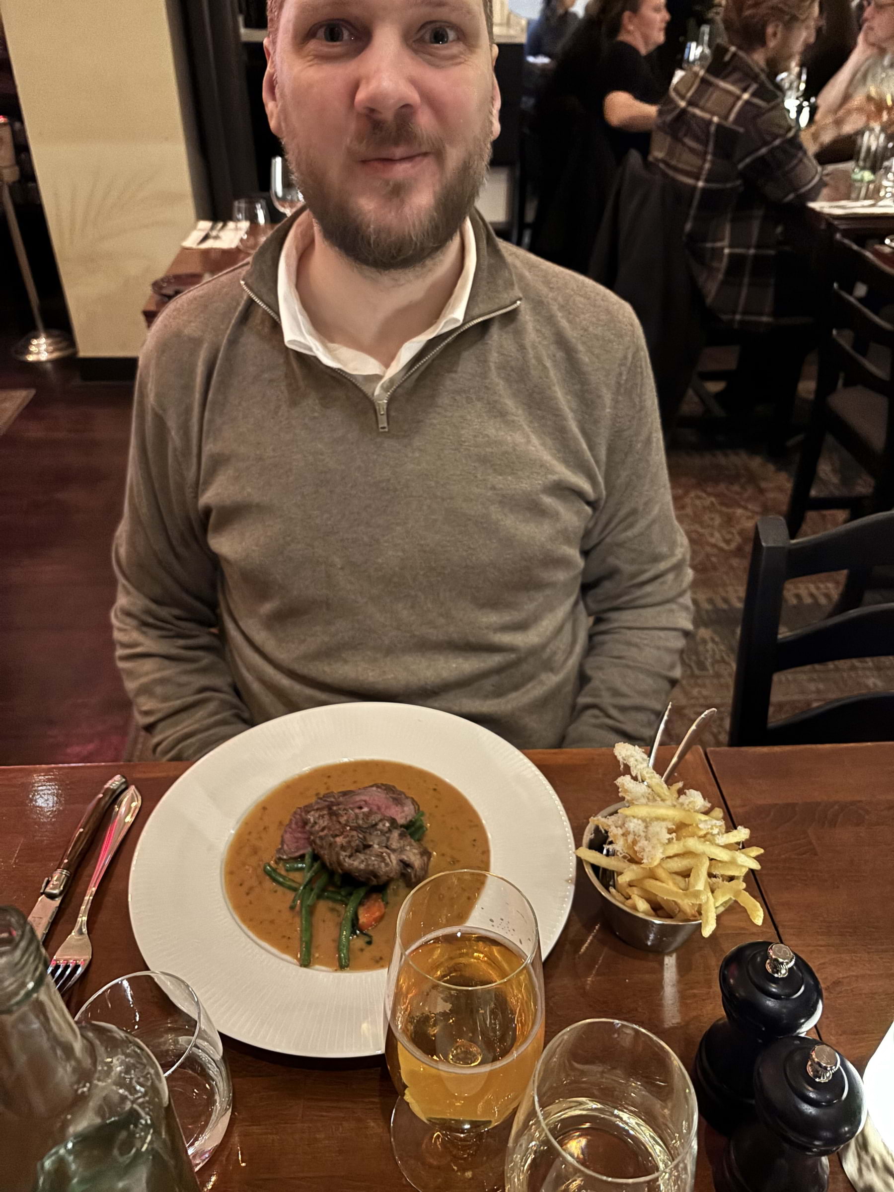 Pepparkryddad oxfilé – Photo from Brasserie Red Rover by Mimmi B. (13/03/2026)