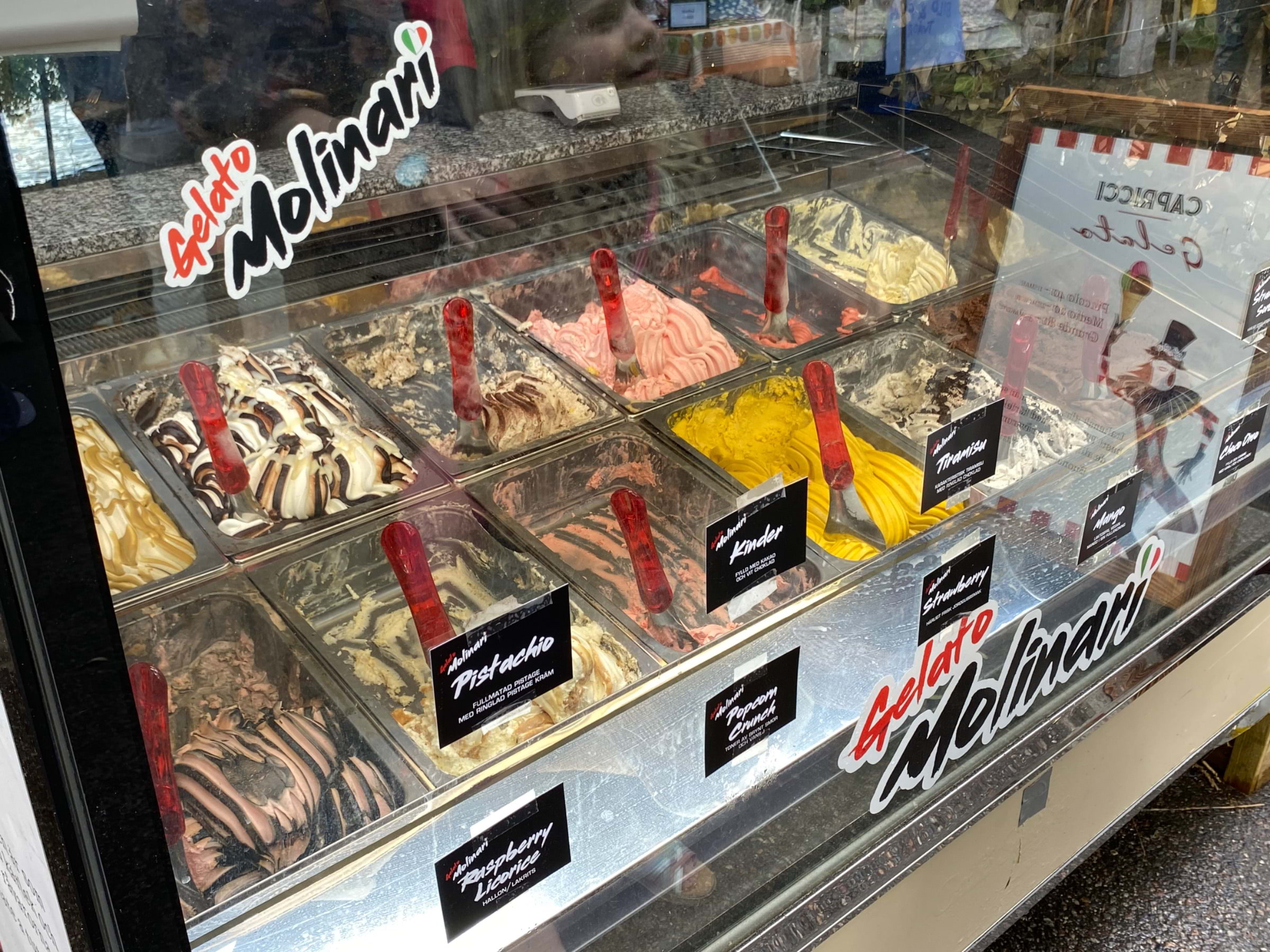 Deras gelato/glass-sortiment! – Photo from Capricci by Anna L. (09/06/2024)