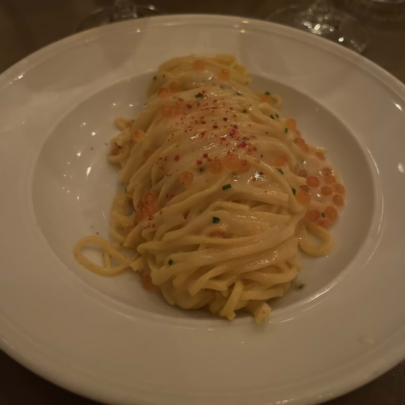 Tajarin pasta,beurre blanc sås, rom & gräslök – Photo from Café Nizza by Thomas N. (26/10/2025)