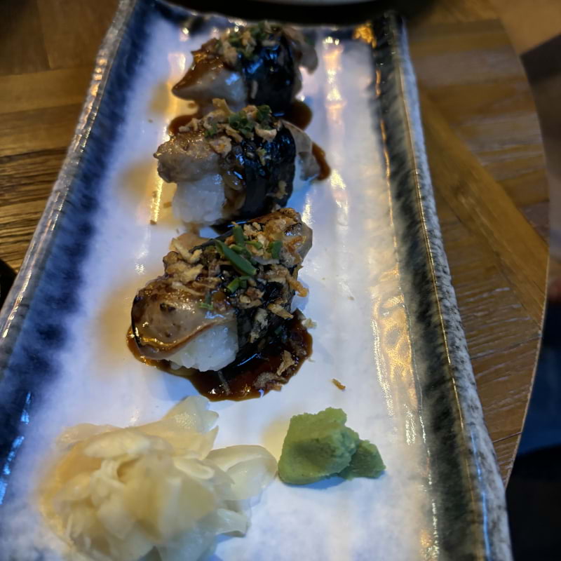 Wagu sushi – Photo from Copper Club Distillery & Asian Bistro by Mimmi B. (14/10/2024)