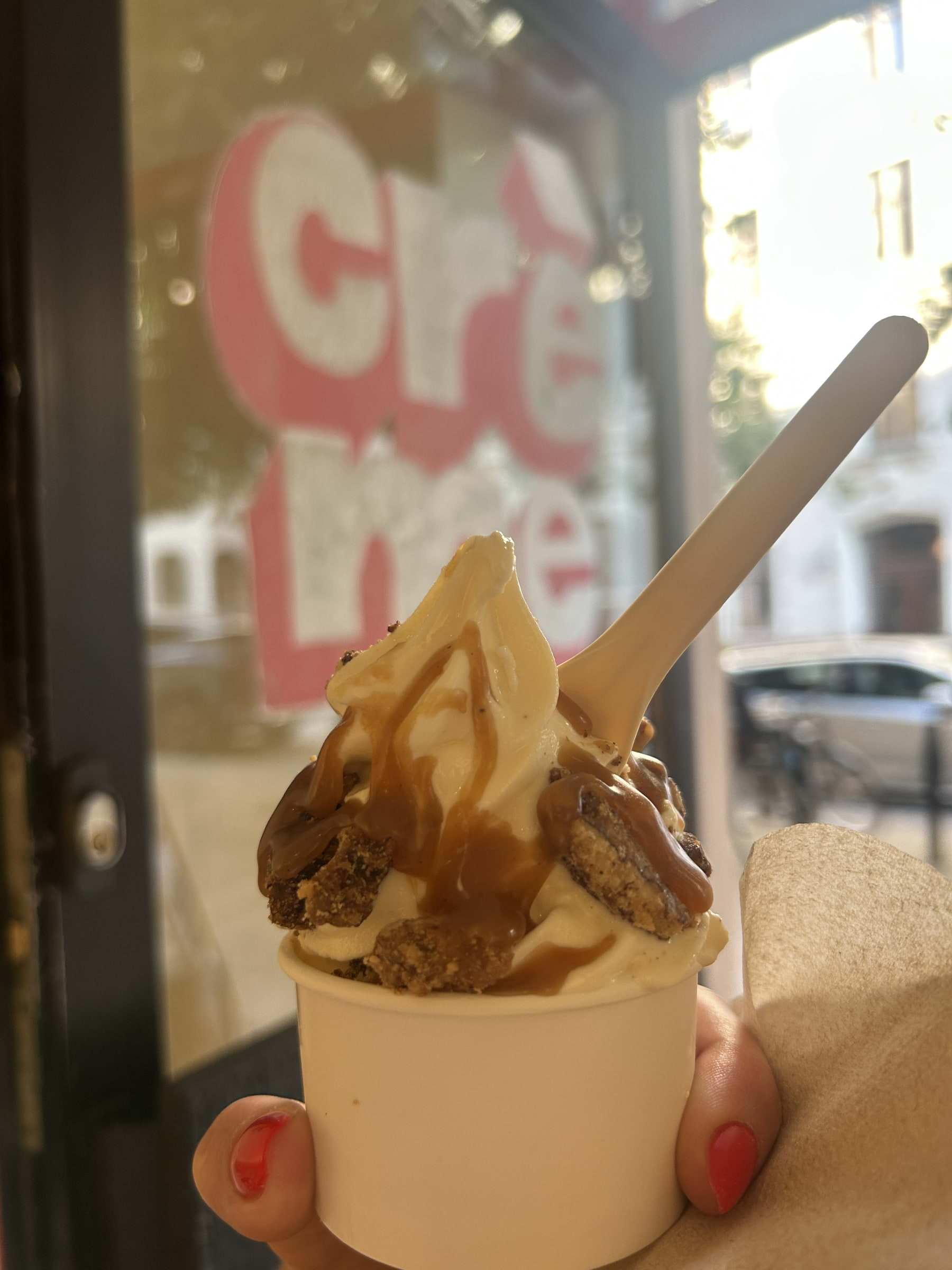 Vanilj, karamell, pecan – Photo from Crème ice cream by Martina D. (22/07/2025)