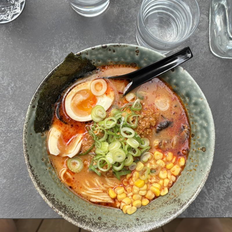 Vegetarisk miso ramen. – Bild från Enkai av Lisa M. (2025-07-31)