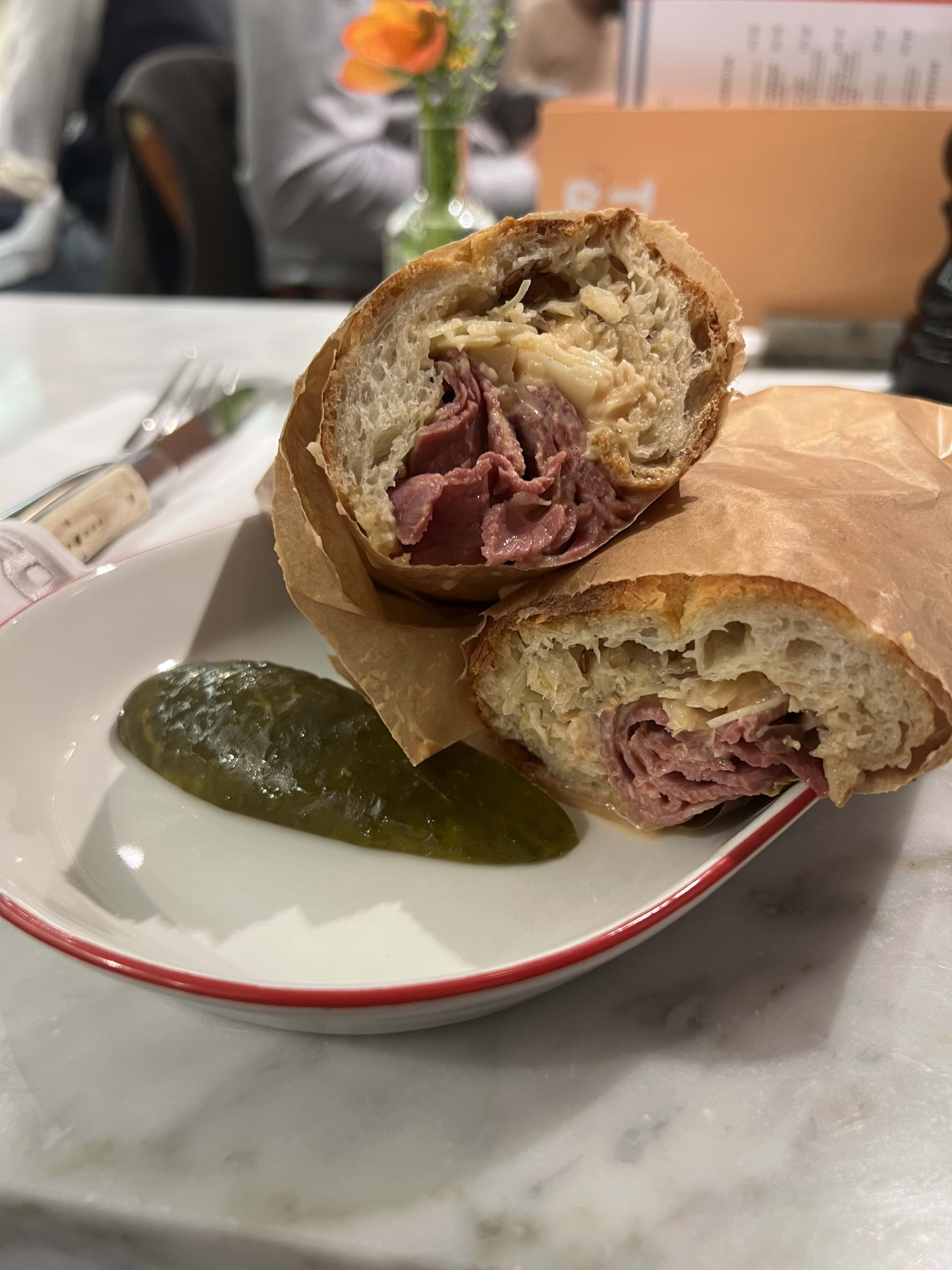 Reuben sandwich – Bild från Erth av Josefine W. (2026-06-22)