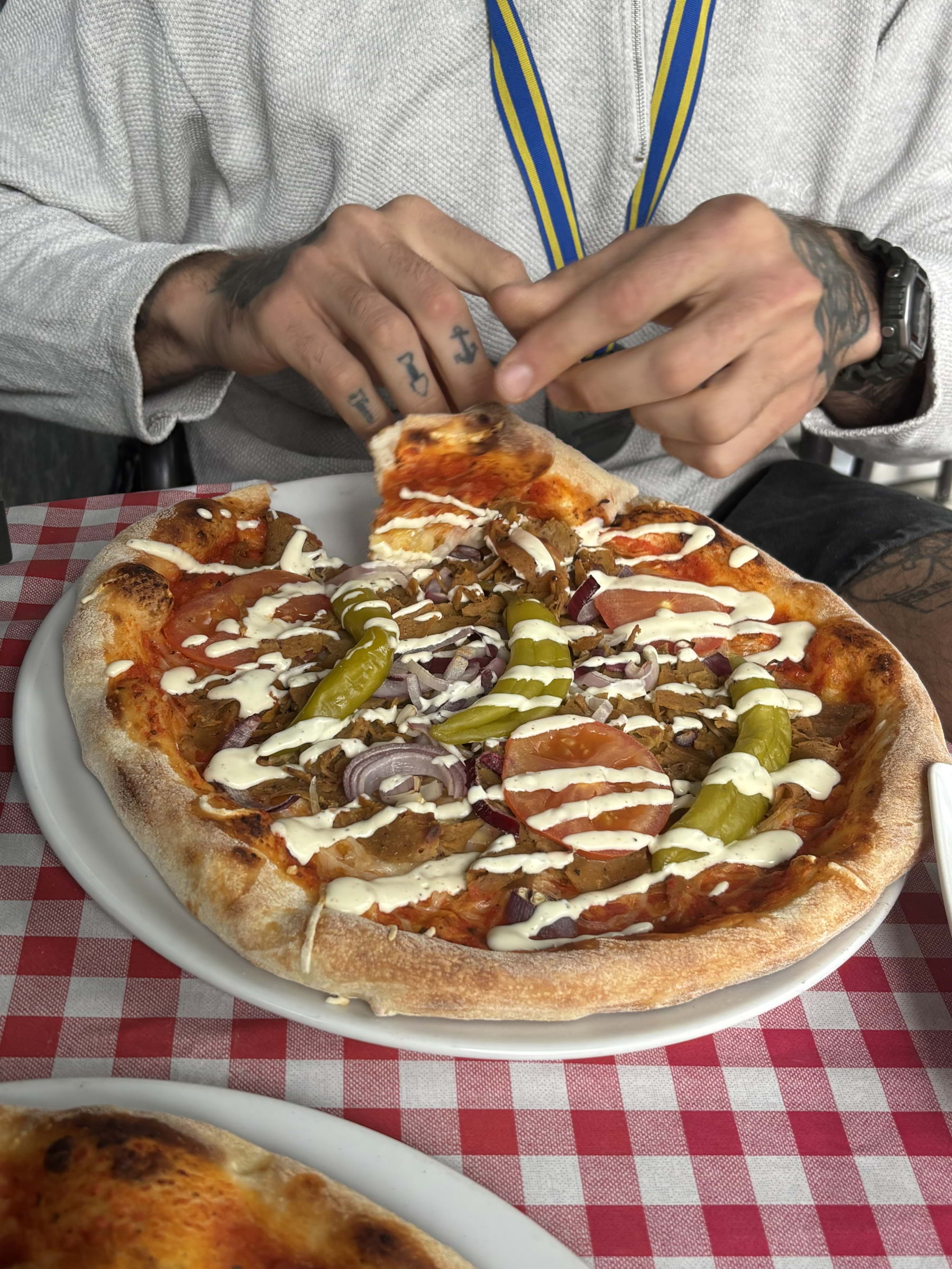 Vegansk kebabpizza &ndash; Photo from Feca Pizza al Taglio & Pasta Bar by Lisa&nbsp;M. (30/05/2026)