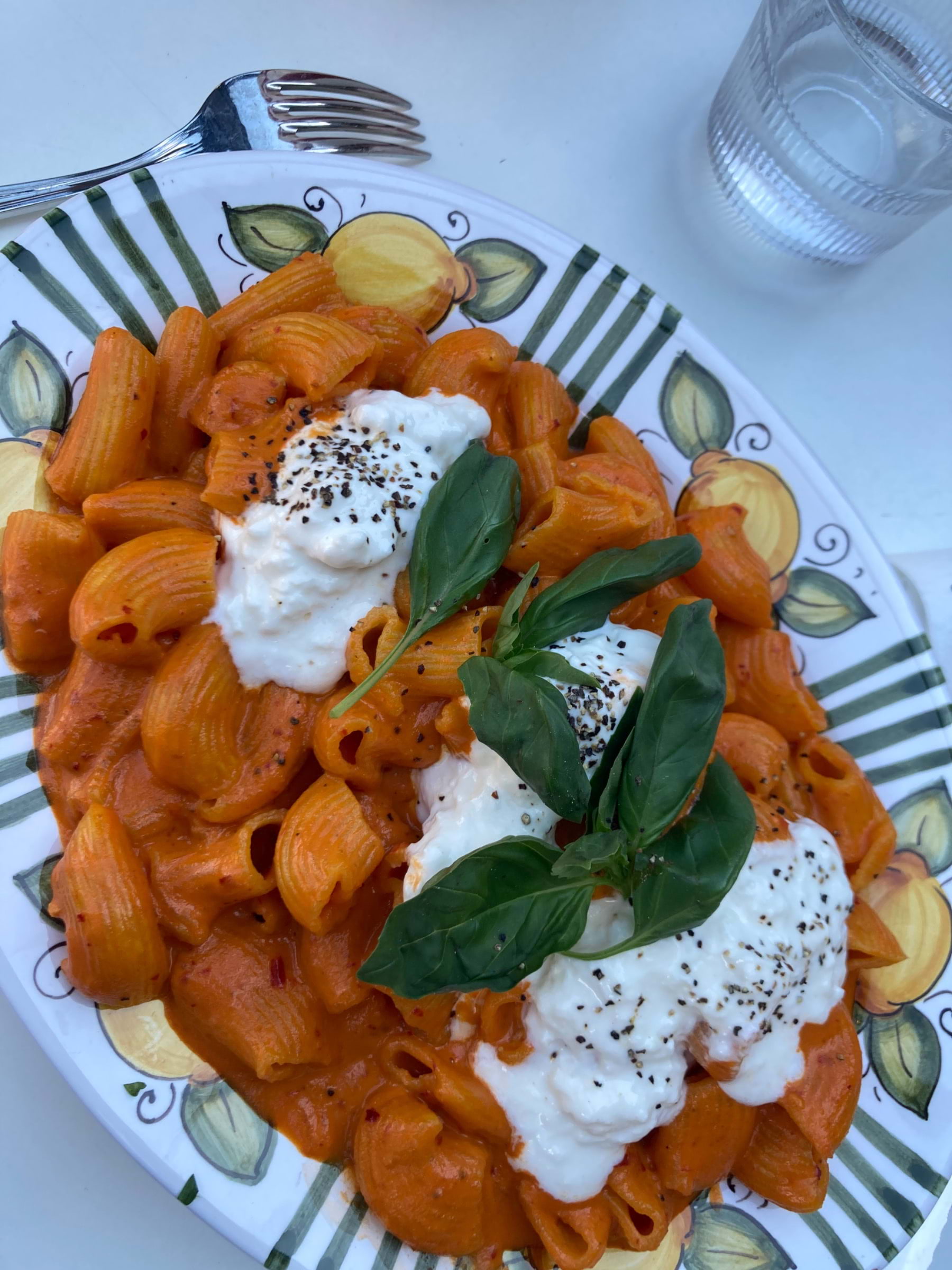 Burrata med chili  – Photo from Florentine by Anna T. (21/08/2023)