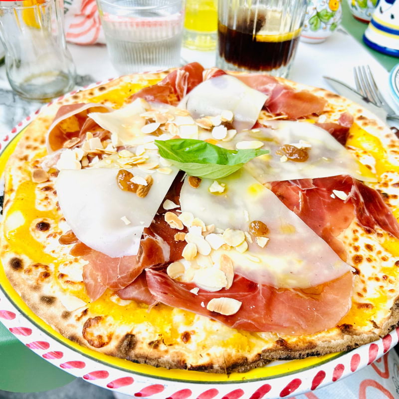 Fantastiskt god glutenfri pizza – Bild från Florentine av Lina S. (2025-03-30)