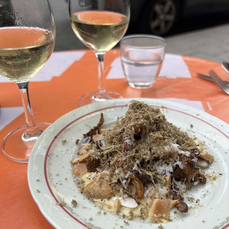 Svamp med tryffel och marconamandlar – Photo from Främmat by Josefine W. (07/09/2025)