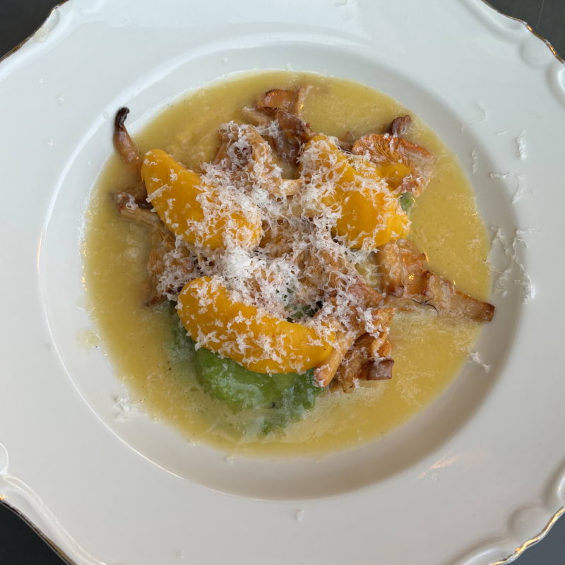 Ravioli med pumpa & kantareller – Photo from Grus Grus by Lisa M. (02/09/2024)