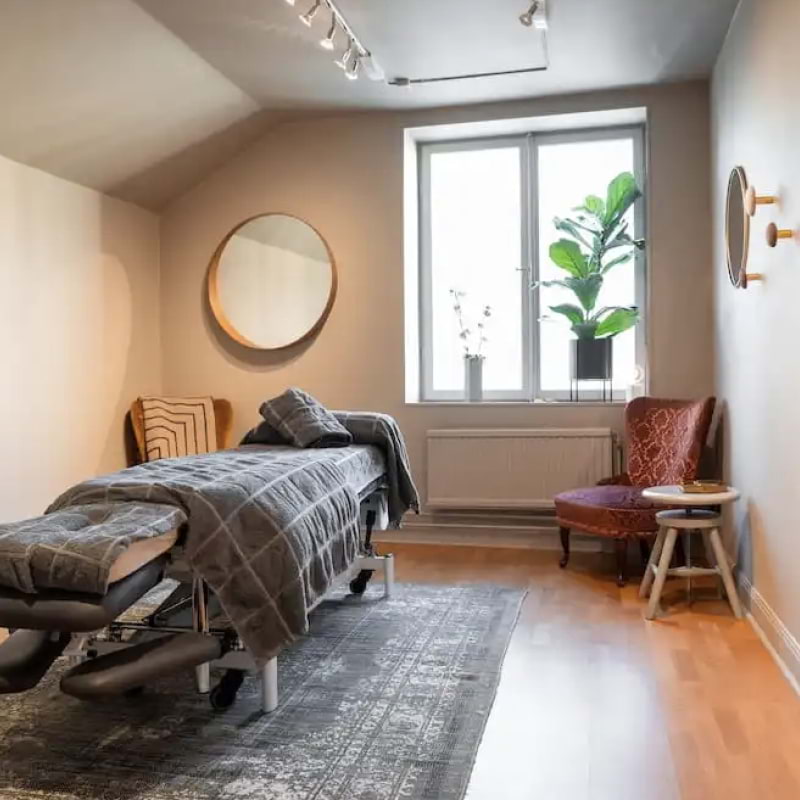 Bild från behandlingsrummet – Photo from Hermelin Massage by Sebastian D. (17/08/2025)