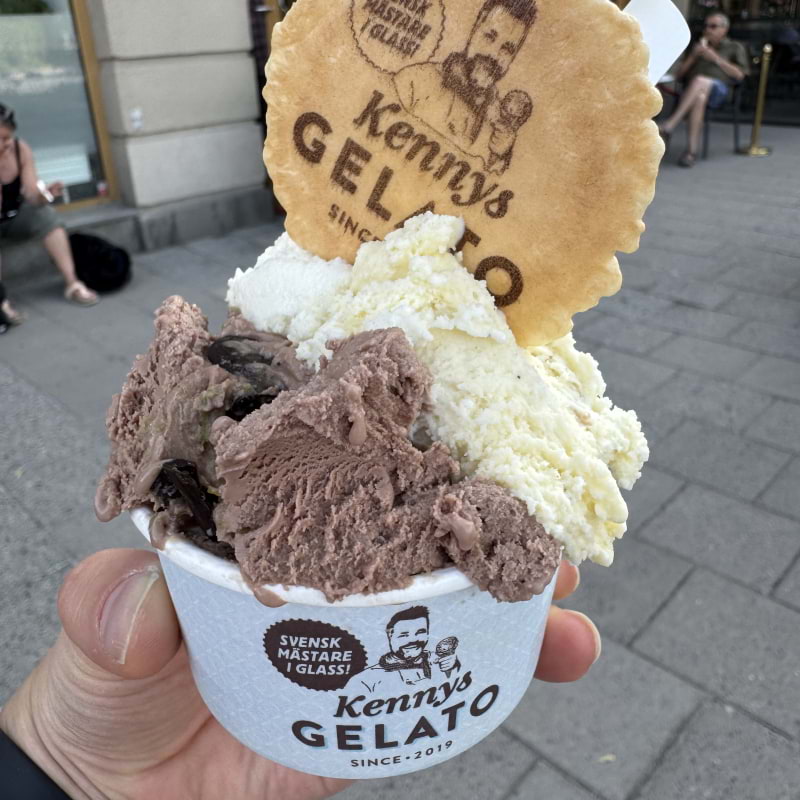 Bild från Kennys Gelato Kungsbroplan av Julia H. (2025-06-28)