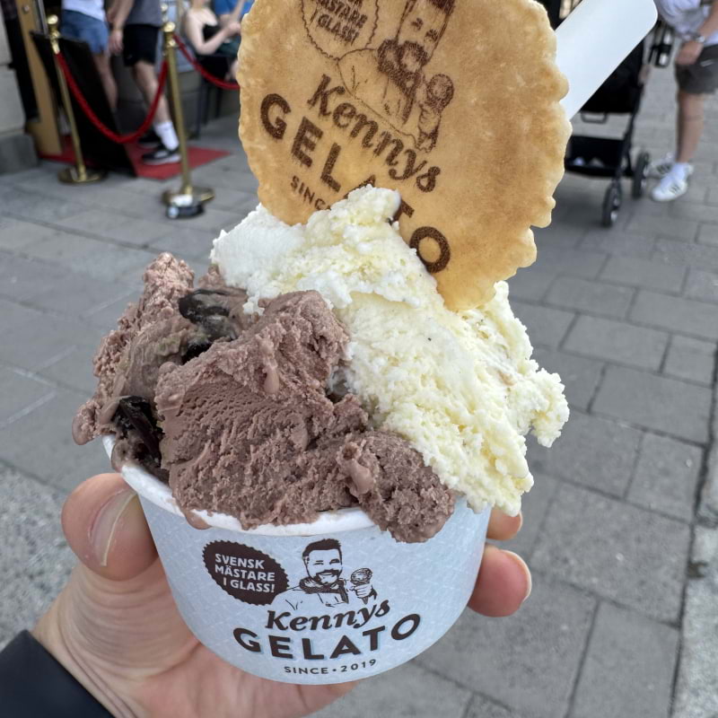 Bild från Kennys Gelato Kungsbroplan av Julia H. (2025-06-17)