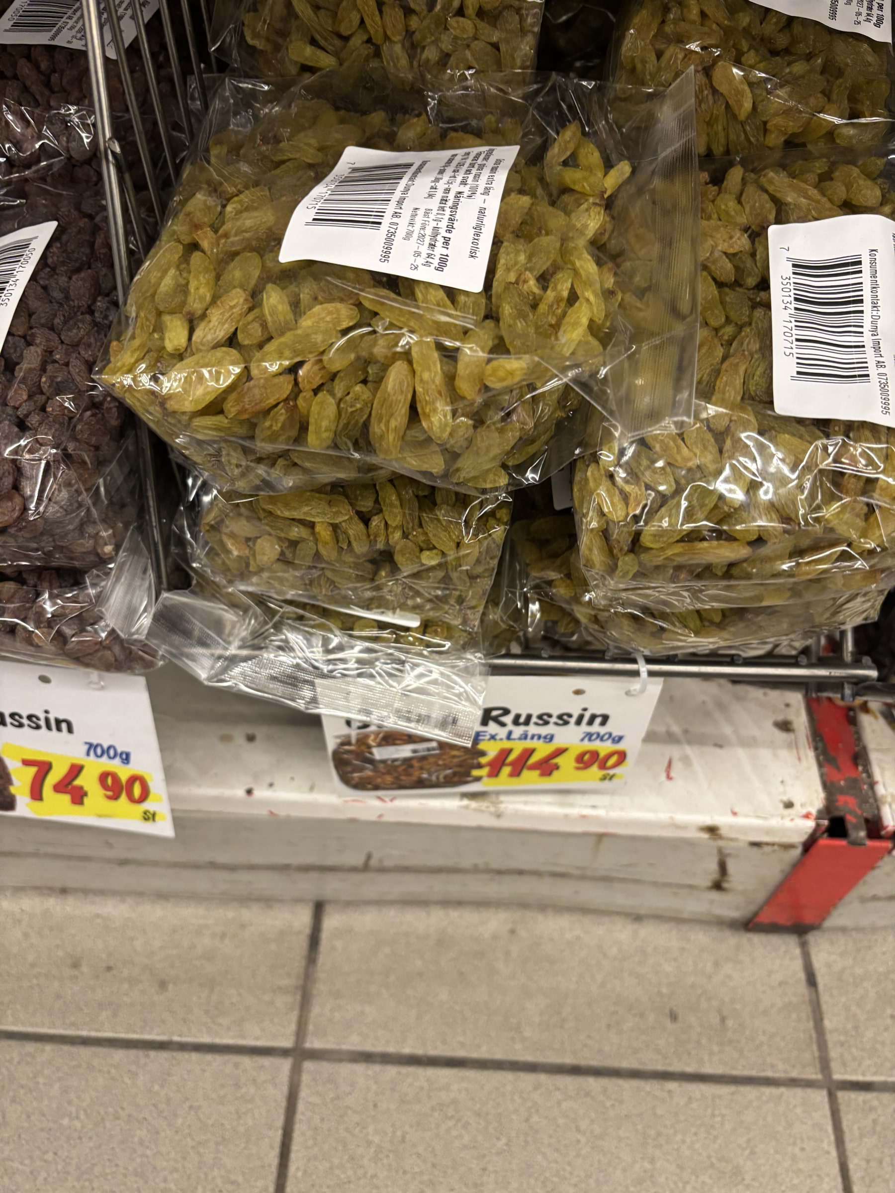 Russin i 6 olika färg och smak – Billede fra Kista Grossen af Madiha S. (04.09.2026)