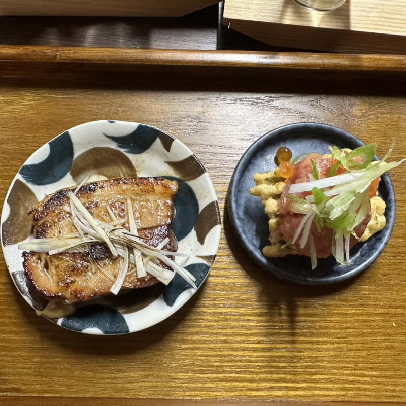 cha-shu pork and tuna on wasabi nori chips &ndash; Billede fra Kotetsu af Yoshie&nbsp;L. (17.08.2026)