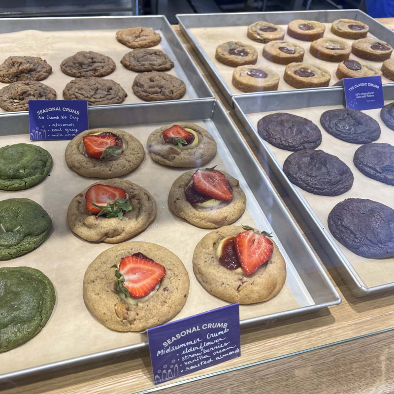 Goooott!! Fint fik också. – Bild från Krümel Cookies & Crumbs Södermalm av Evelina H. (2025-06-10)