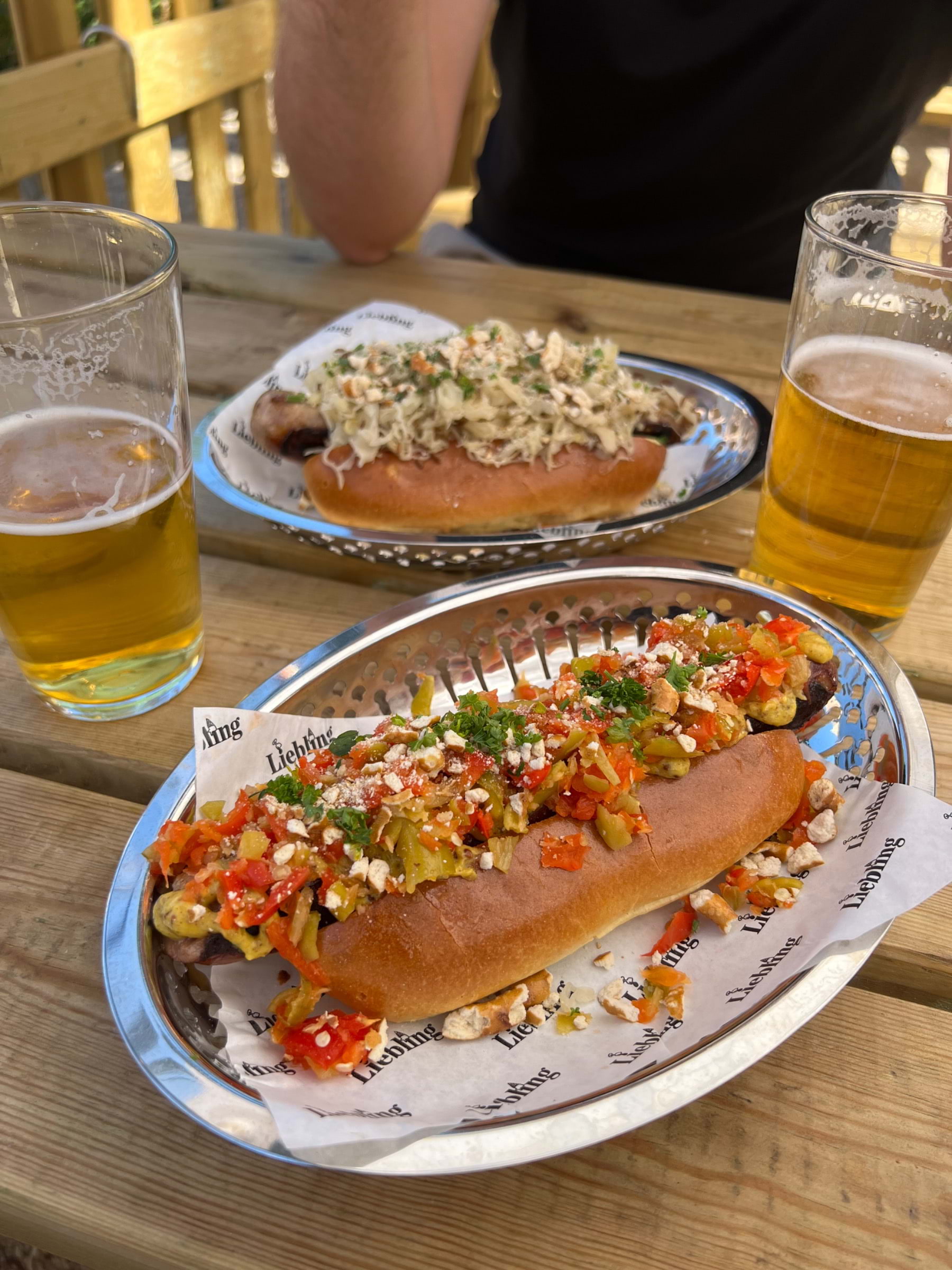 Käsekrainer och bratwurst – Photo from Liebling im Park by Josefine W. (30/07/2024)