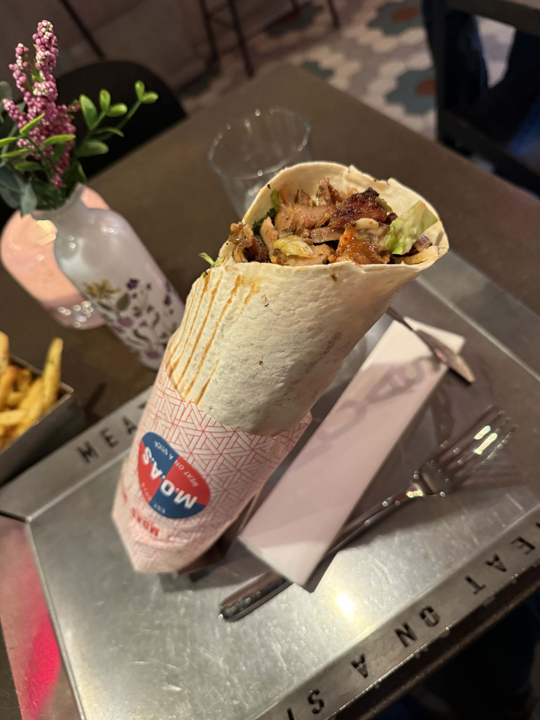 Bild från M.O.A.S – Meat on a Stick Roslagsgatan av Hanne B. (2025-05-20)