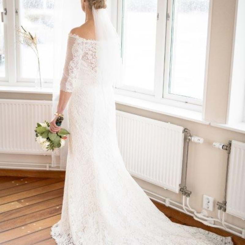 Stort tack för ditt tålamod och all hjälp med min klänning! – Bild från Mercier Stockholm Bridal av Liselotte M. (2024-12-08)