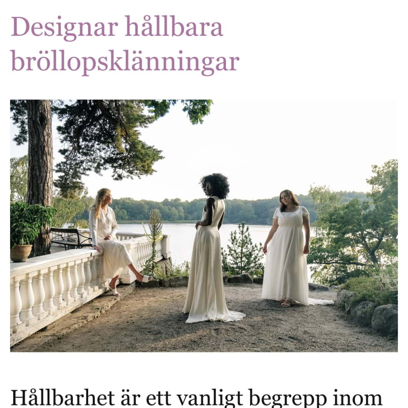 Bild från Mercier Stockholm Bridal av Natalie M. (2024-09-27)