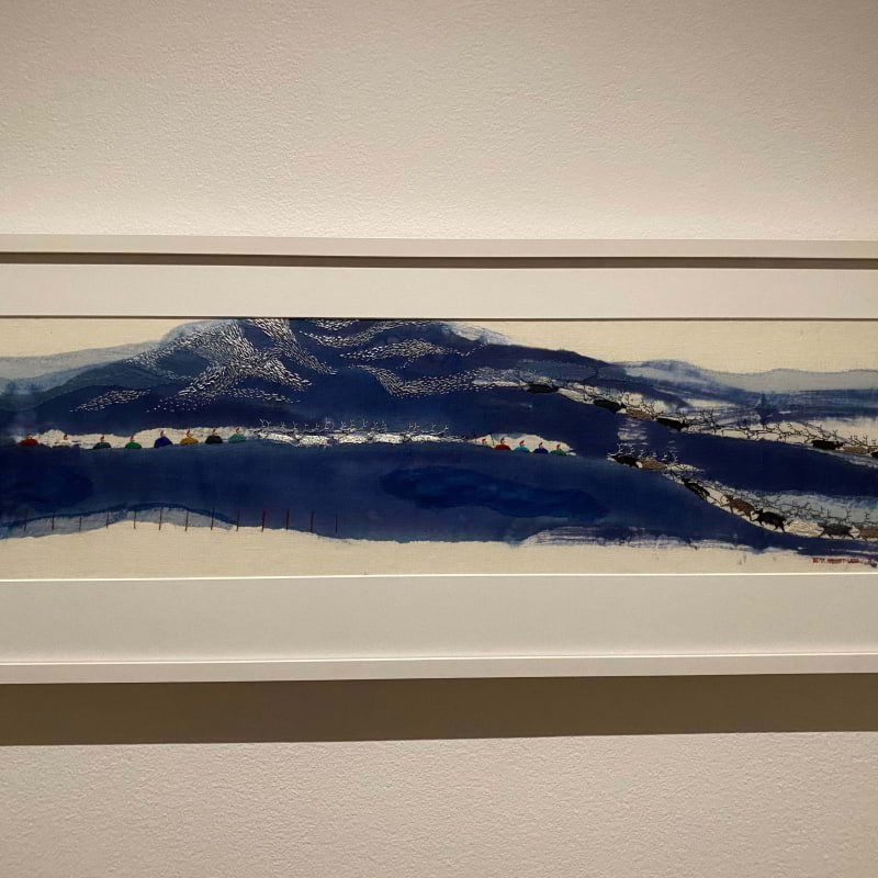 Detaljrikedom av näringslivet med renskötseln… – Bild från Moderna Museet av Anna L. (2025-07-08)