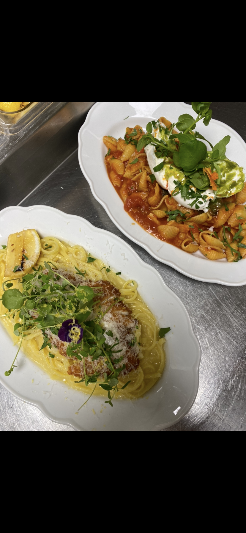 Pasta limone och Pomodoro – Billede fra Non Solo Bar Rörstrandsgatan af Amy H. (08.09.2026)