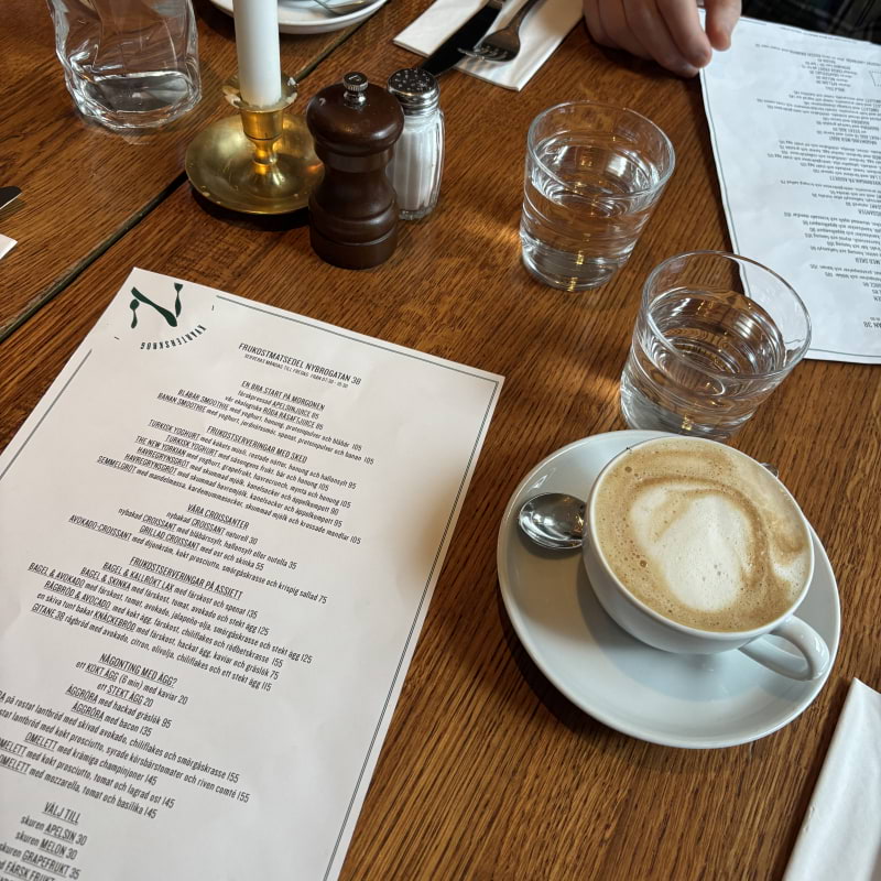 Frukostmeny &ndash; Photo from Nybrogatan 38 by Lisa&nbsp;M. (17/04/2026)