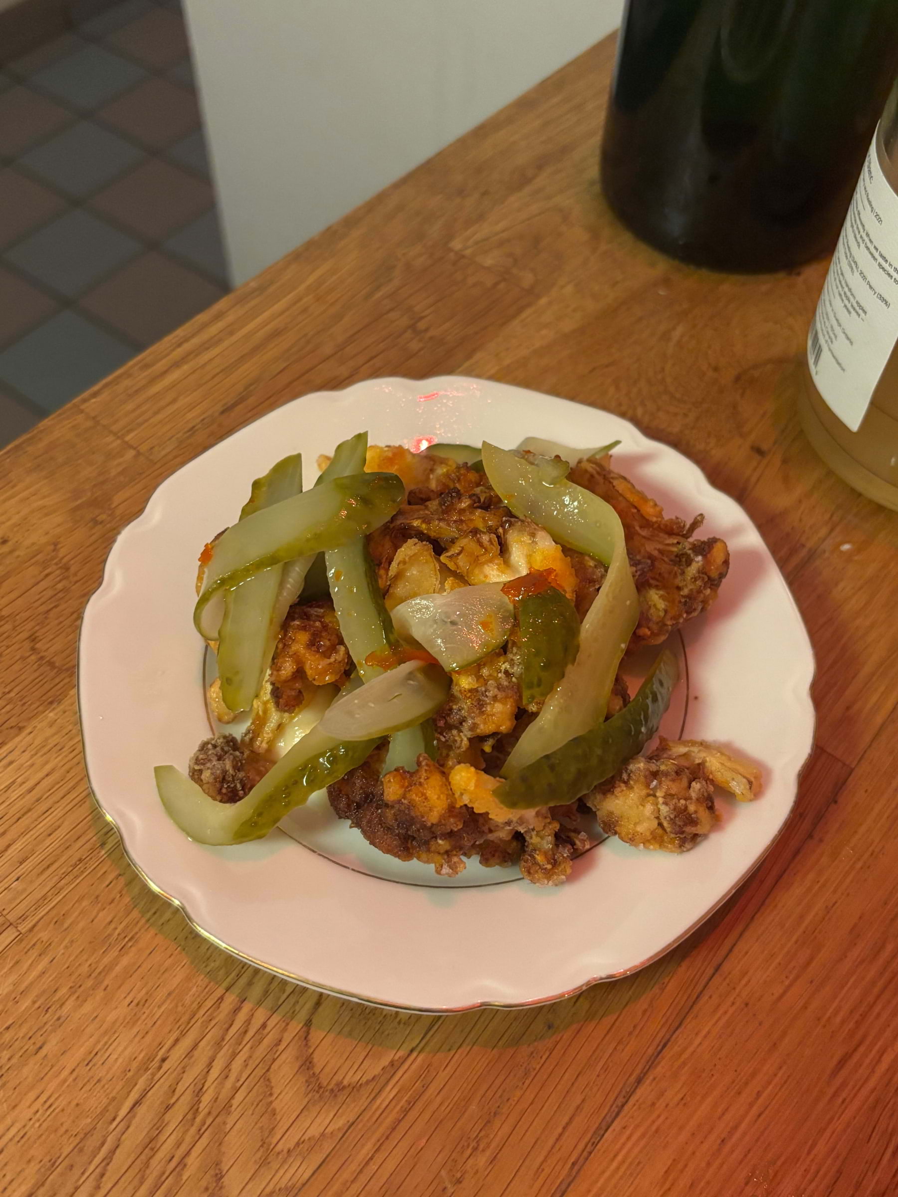 Friterad blomkål med majonäs och saltgurka – Bild från Ok ok av Lisa M. (2026-03-22)