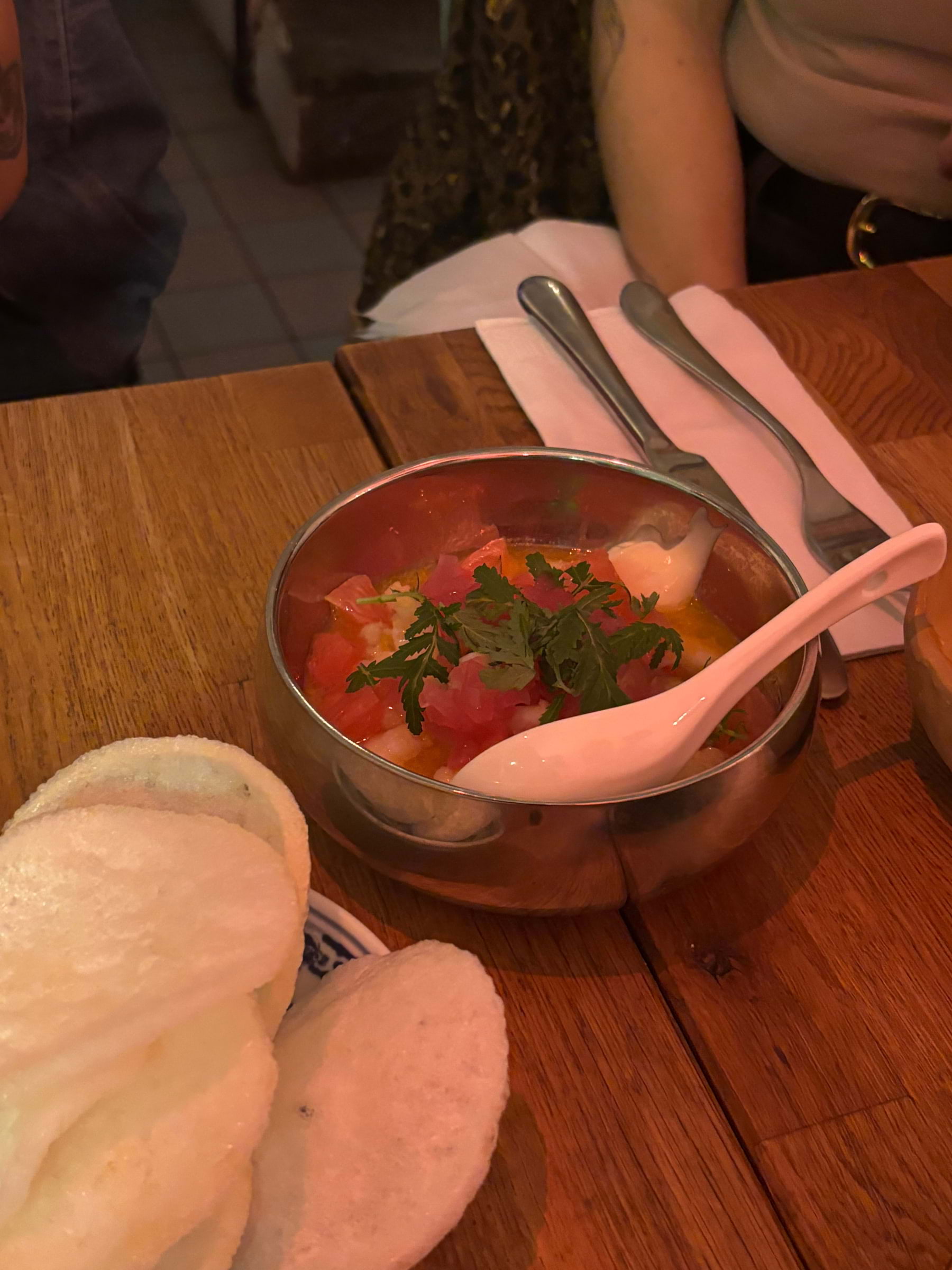 Skaldjur med räkchips – Bild från Ok ok av Lisa M. (2026-03-22)