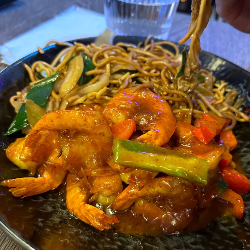 Pad Thai with shrimps  – Photo from Pong Express Täby by Madiha S. (13/12/2023)