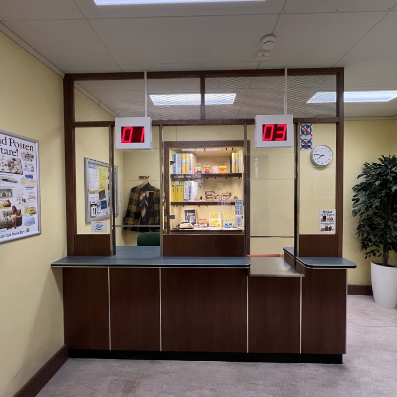 Postkontor från 80-talet – Photo from Postmuseum by Evelina H. (26/09/2025)