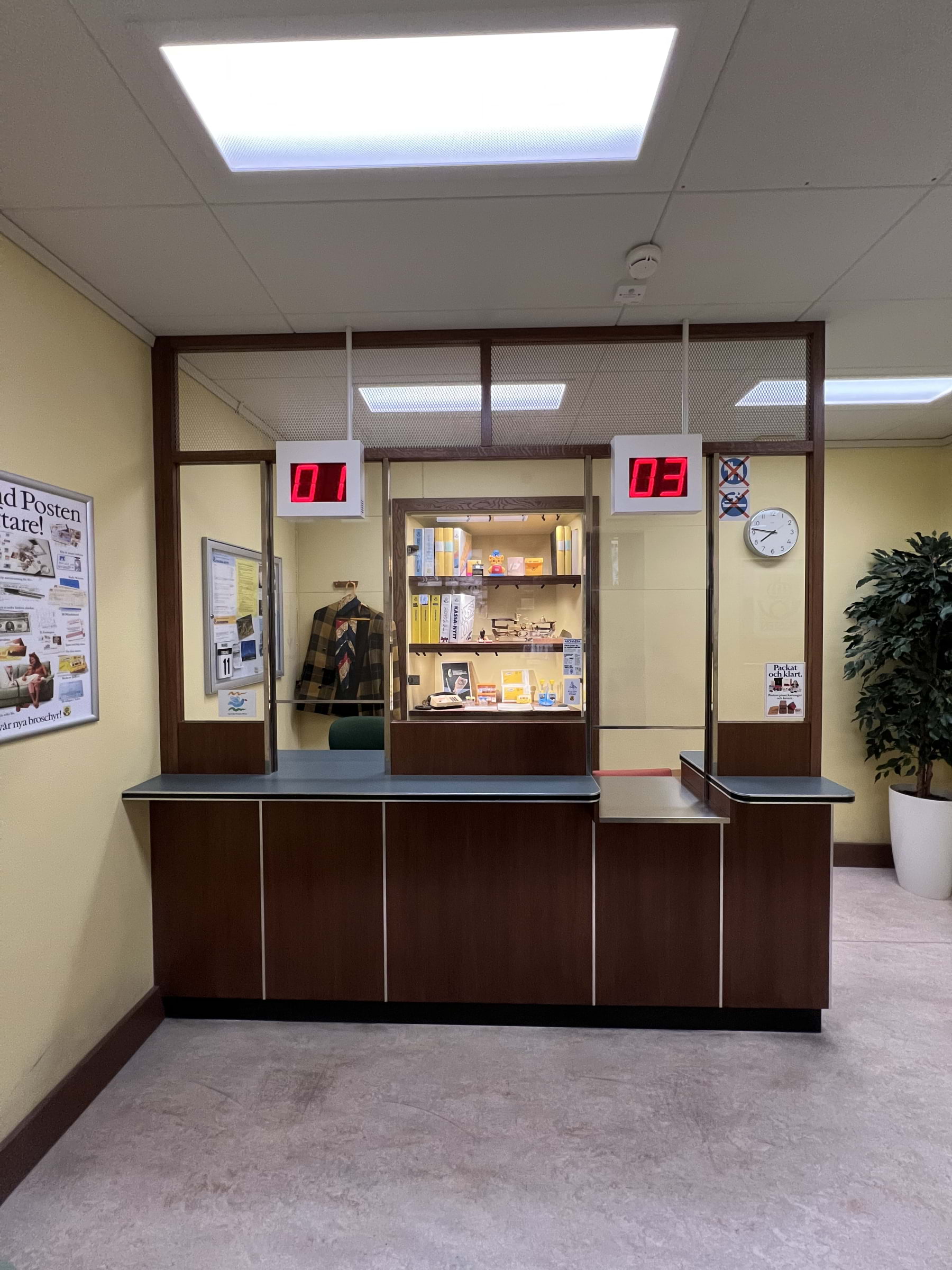 Postkontor från 80-talet – Photo from Postmuseum by Evelina H. (26/09/2025)
