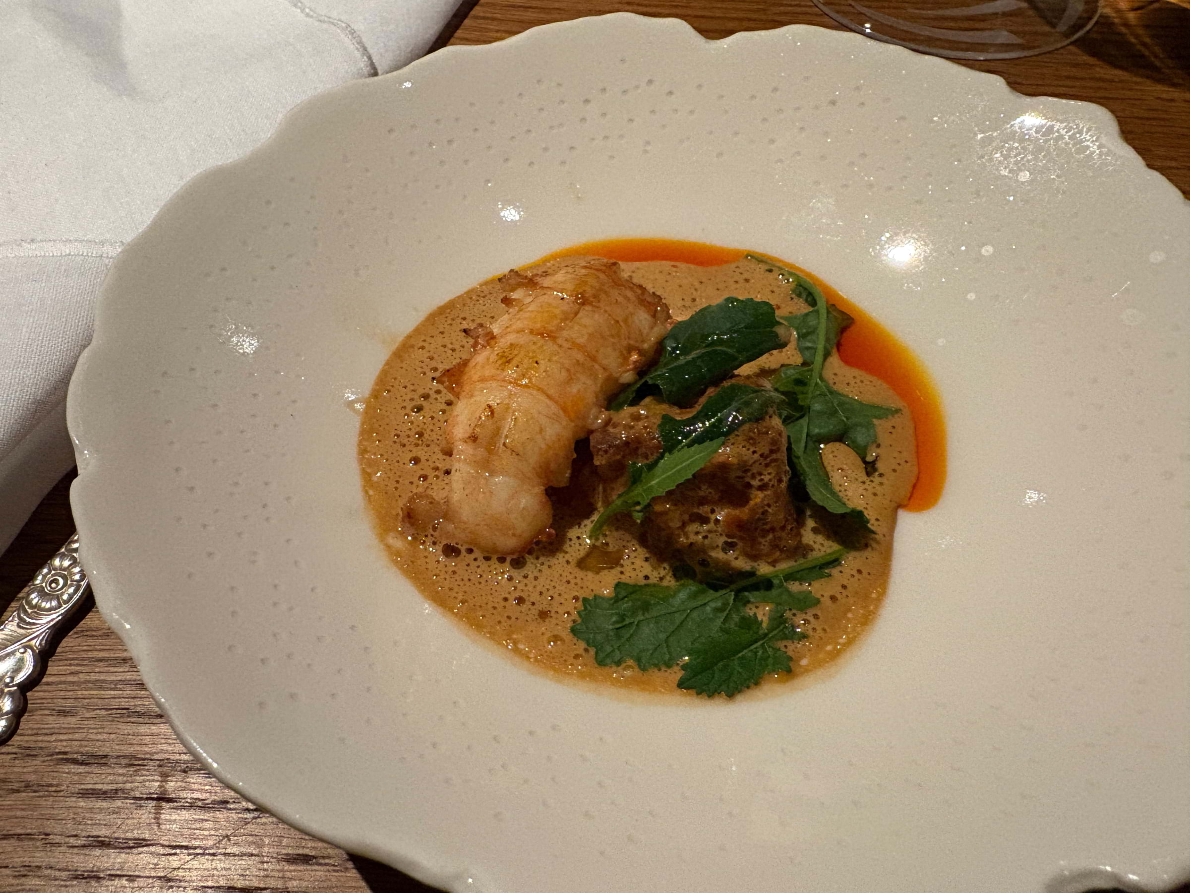 Kalvbräss och Langoustine – Bild från Restaurant Persona av Bjarne H. (2026-03-13)