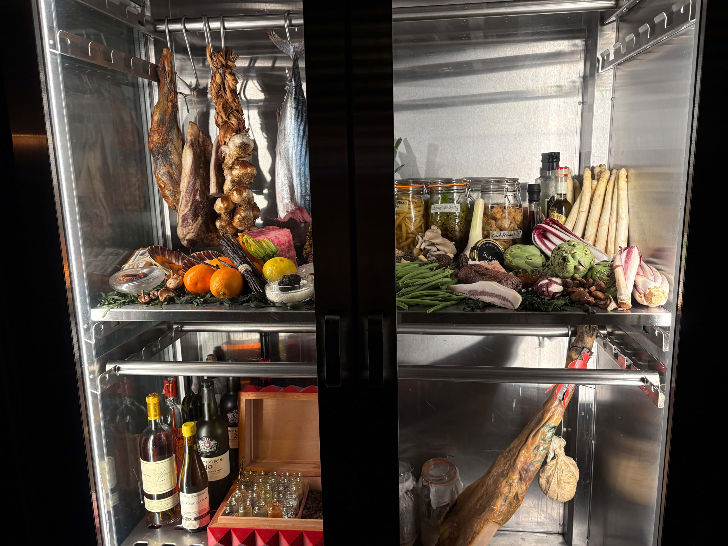 Kvällens ingredienser – Bild från Restaurant Persona av Bjarne H. (2026-03-13)