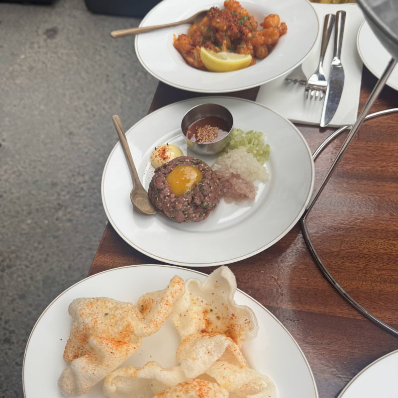 R&aring;biffen m. friterade rispapper! &ndash; Billede fra Restaurang Tako af Anna&nbsp;L. (14.08.2026)