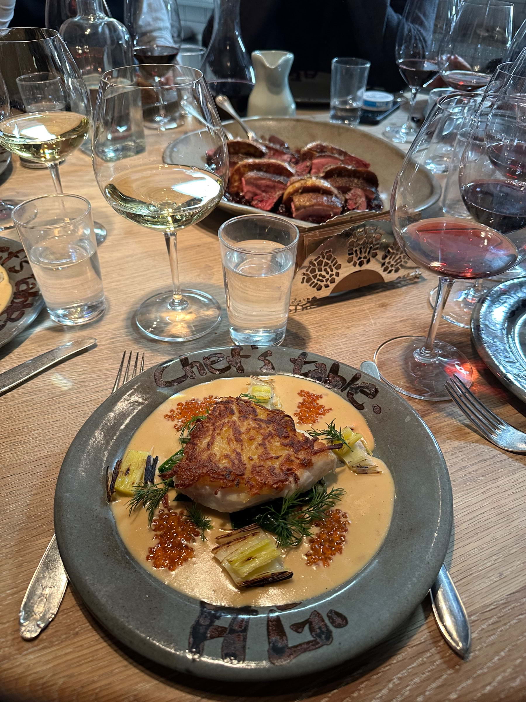 Chef’s table – Photo from Restaurang AG by Fredrik J. (23/11/2023)